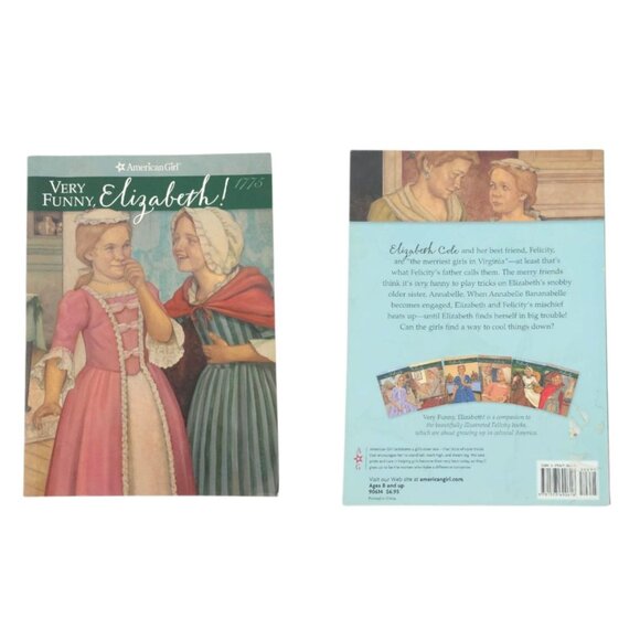 American Girl Very Funny Elizabeth Nellies Promise Paperback Book Lot Of 2 - Picture 3 of 6